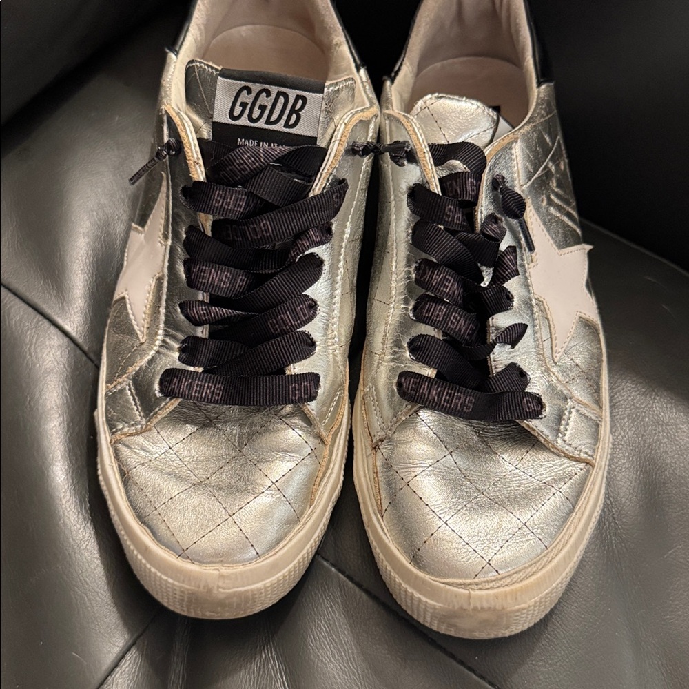 Silver Golden Goose size 39